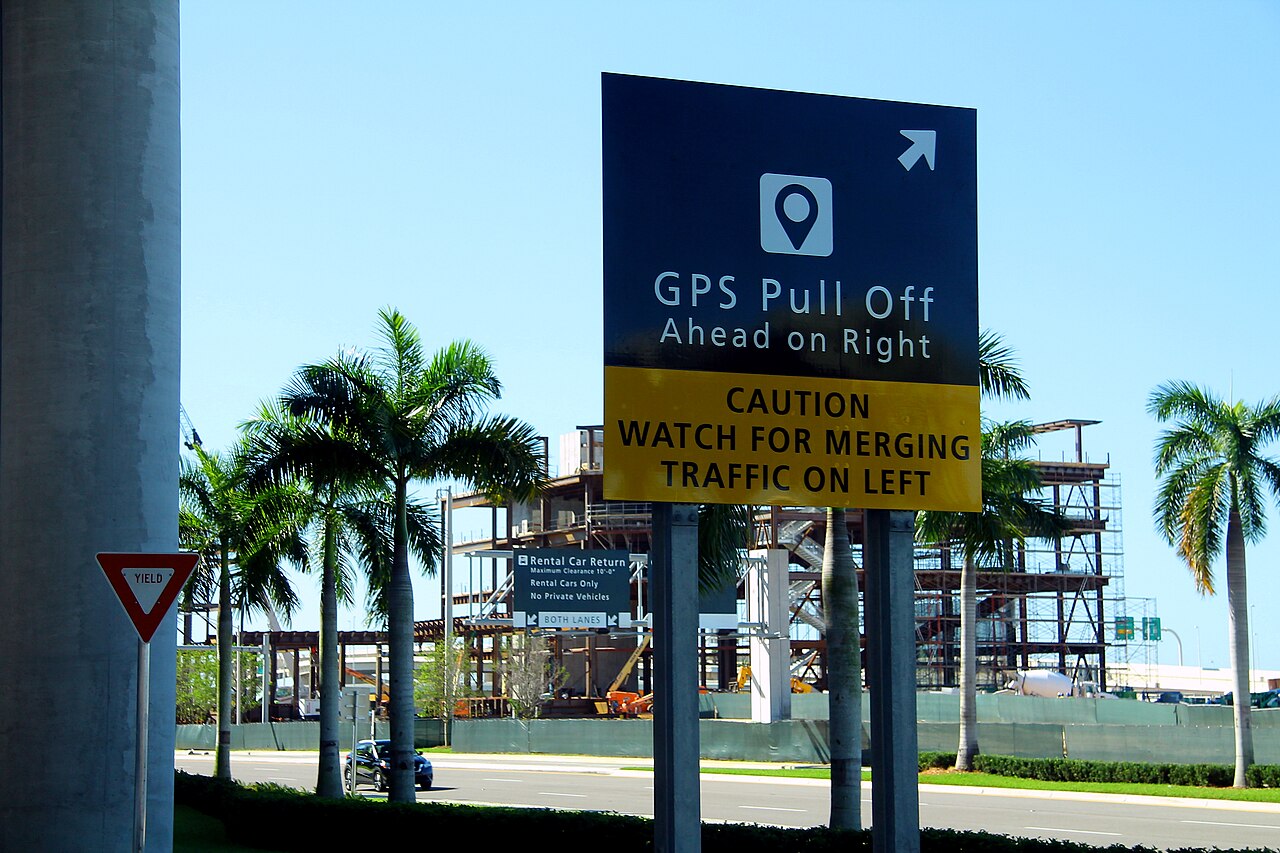 voiture GPS route