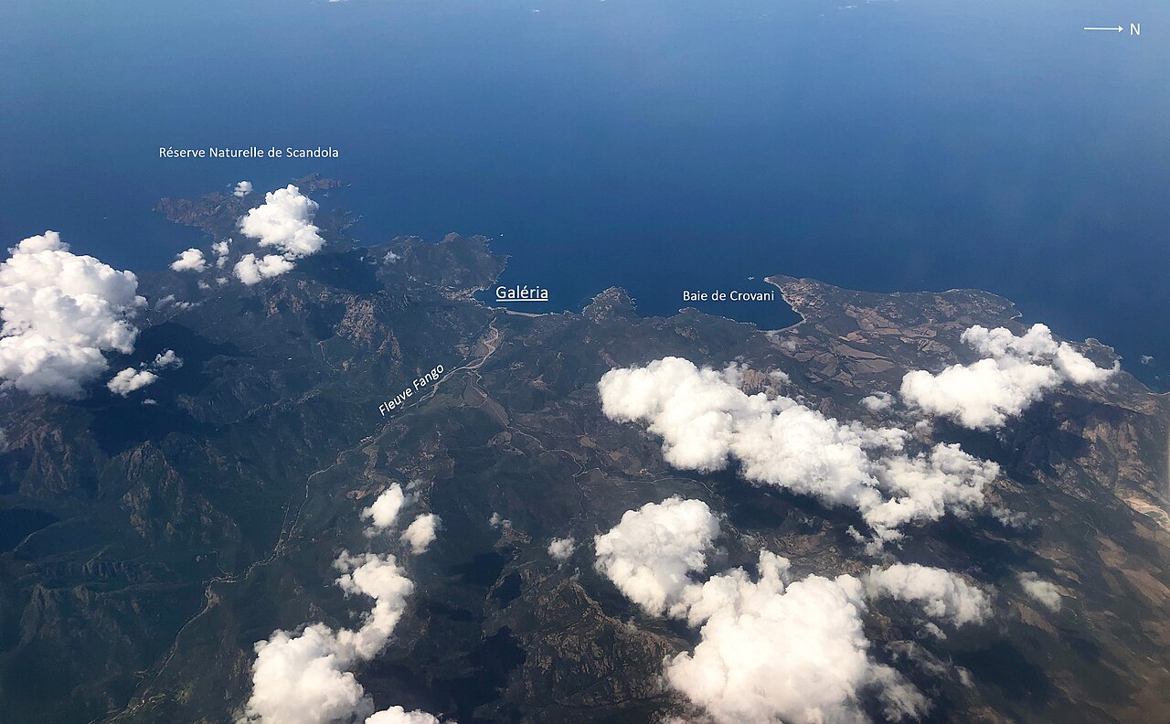 carte Corse vue aérienne