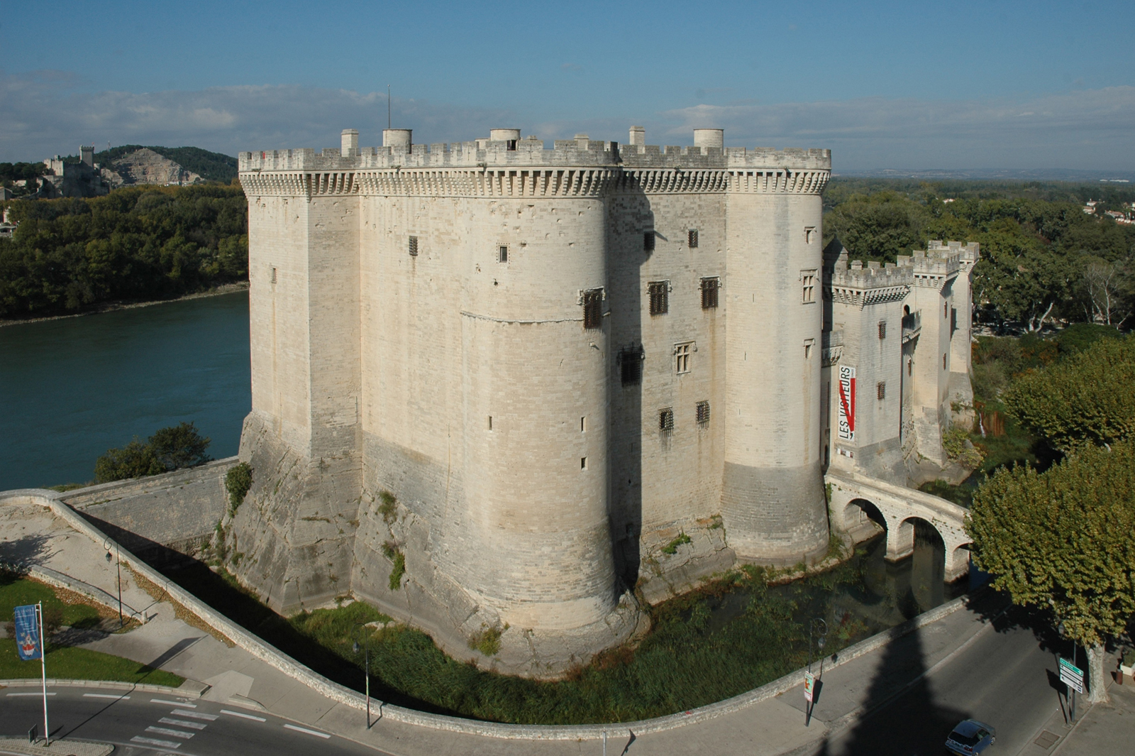 Le château du roi René à Tarascon, en Provence, au bord du Rhône