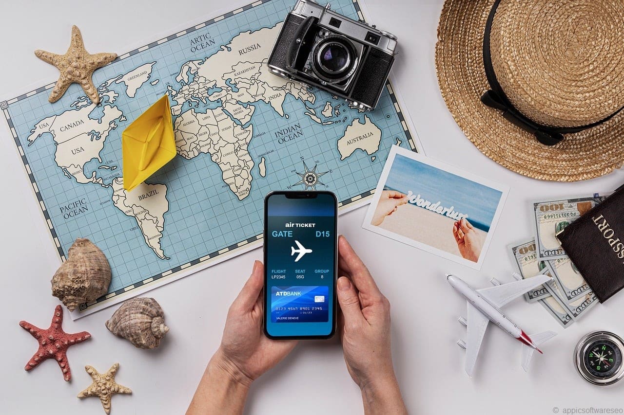 Photo illustrant le sujet de l'article : Voyager avec son téléphone